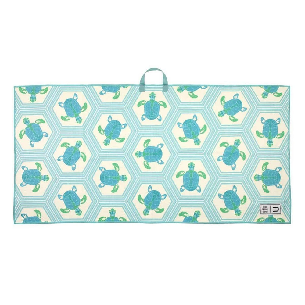 Microfiber Tour Golf Towel - Salty Turtles