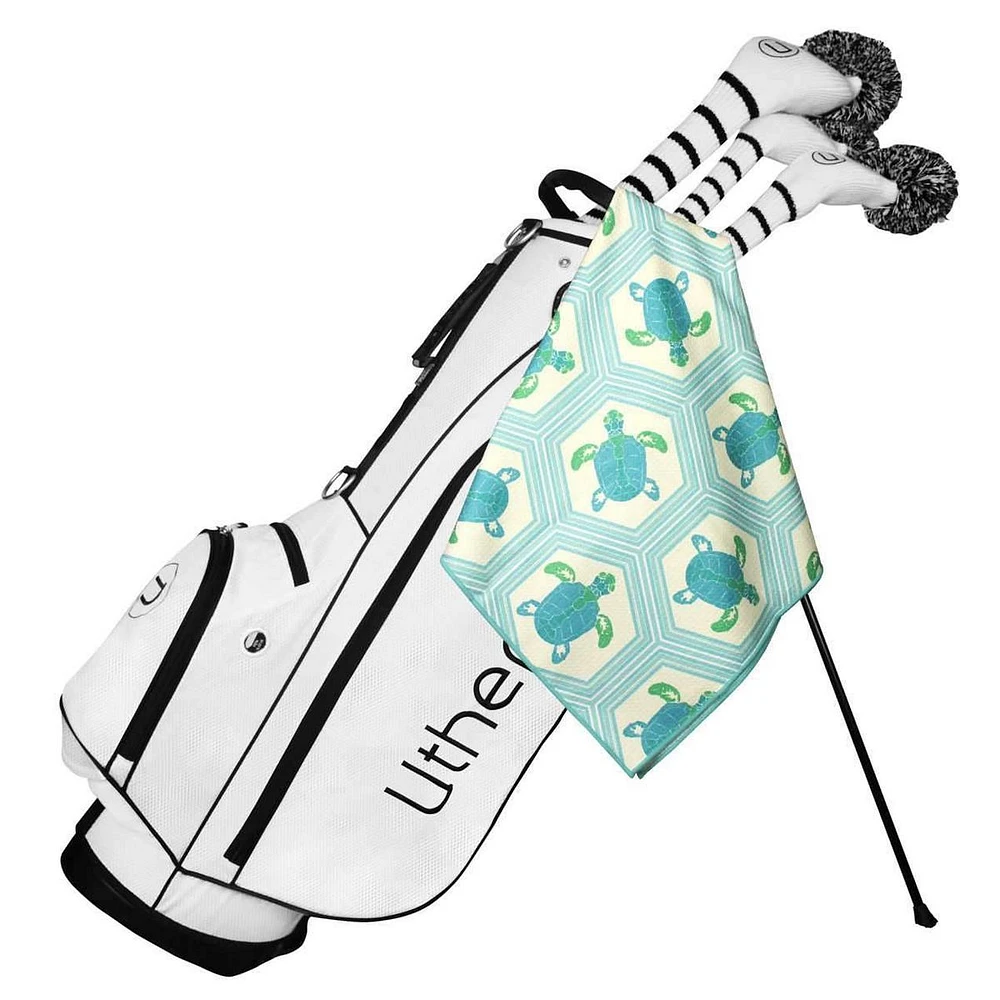 Microfiber Tour Golf Towel - Salty Turtles