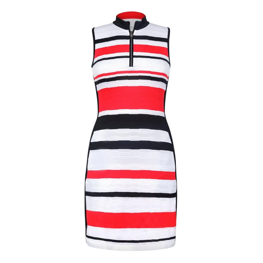 Women's Jade Stripe Sleeveless Dress