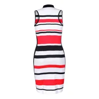 Women's Jade Stripe Sleeveless Dress