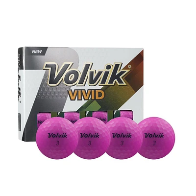 Vivid Golf Balls - Purple