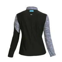 Women's Half Zip Embellished Long Sleeve Top