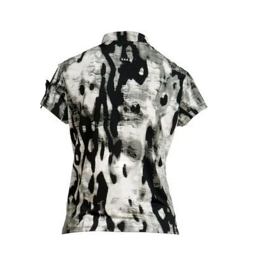 Women's Camo Printed Short Sleeve Top