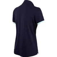 Women's Snap Mock Neck Short Sleeve Polo