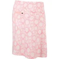 Women's Printed Circle Dot Pull On Skort