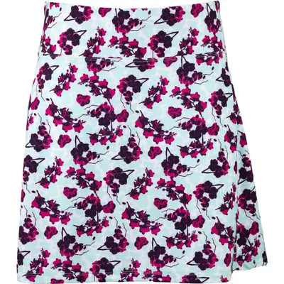 Women's Printed Blossom Pull On Skort