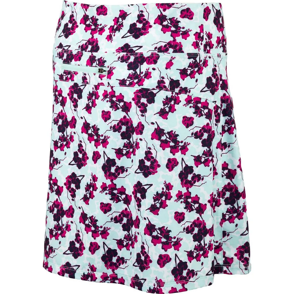 Women's Printed Blossom Pull On Skort