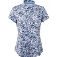 Women's All Over Print Short Sleeve Polo