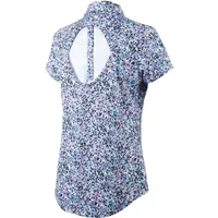 Women's All Over Print Short Sleeve Polo