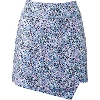 Women's Printed Cross Over Asymmetrical Pull On Skort