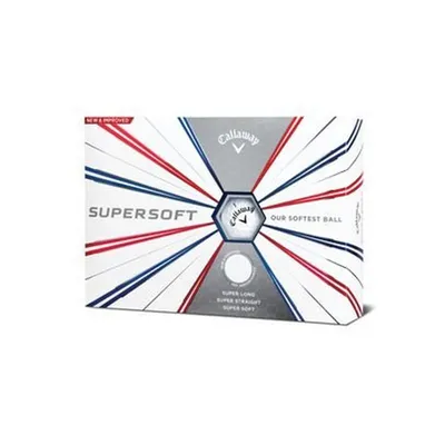 Supersoft Golf Balls - White