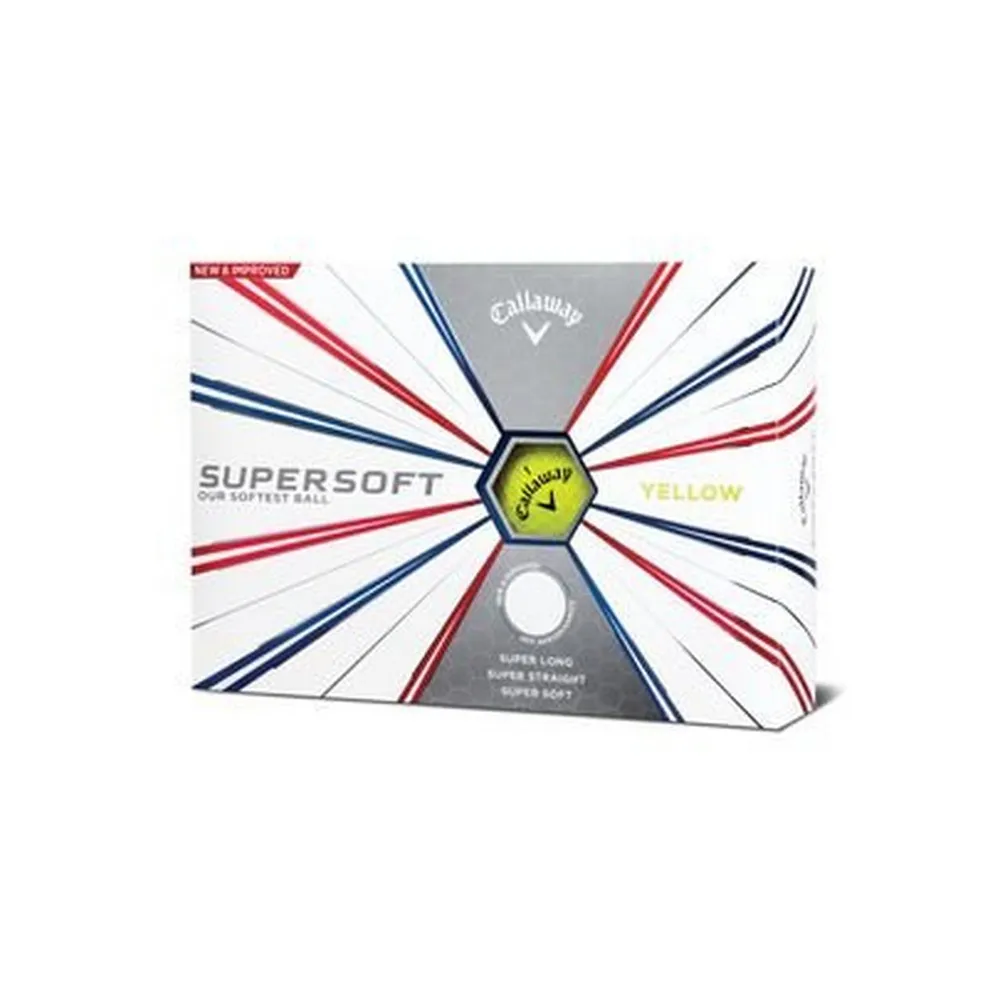 Supersoft Golf Balls - Yellow