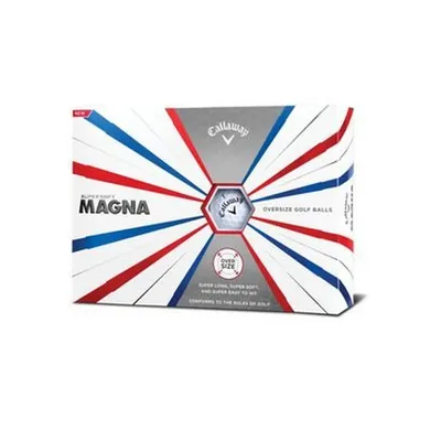 Supersoft Magna Golf Balls - White