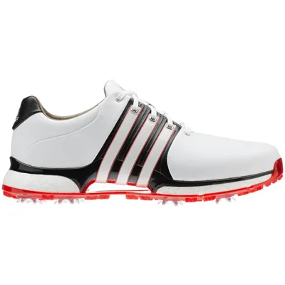 Men's Tour360 XT Spiked Golf Shoe - WHITE/BLACK/RED