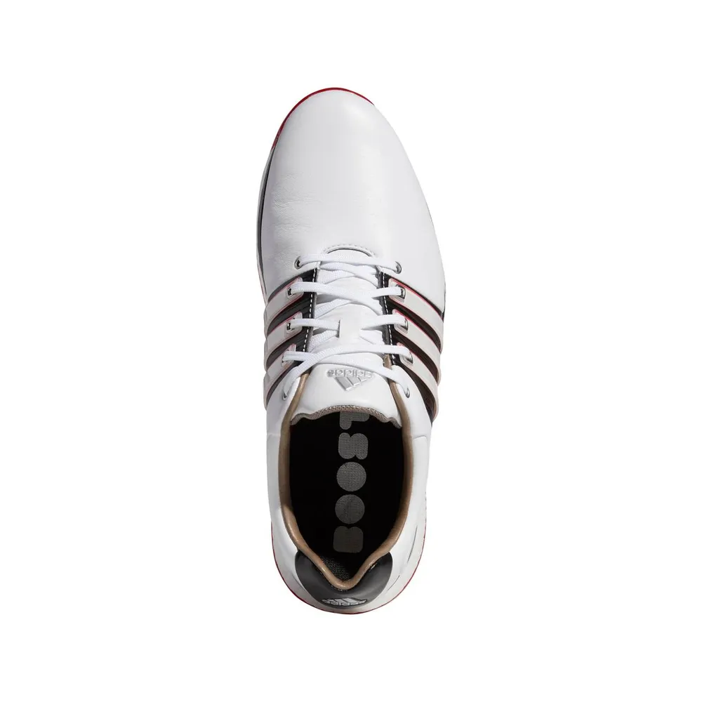 Men's Tour360 XT Spiked Golf Shoe - WHITE/BLACK/RED