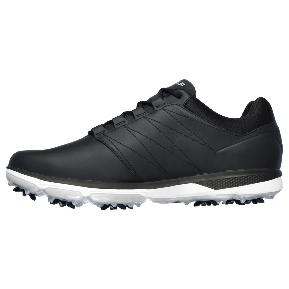 Men's Go Golf Pro 4 Spiked Golf Shoe - BLACK/WHITE