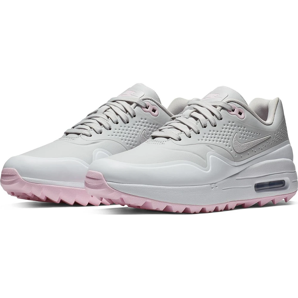 Women's Air Max 1 G Spikeless Golf Shoe - GREY/LIGHT PINK
