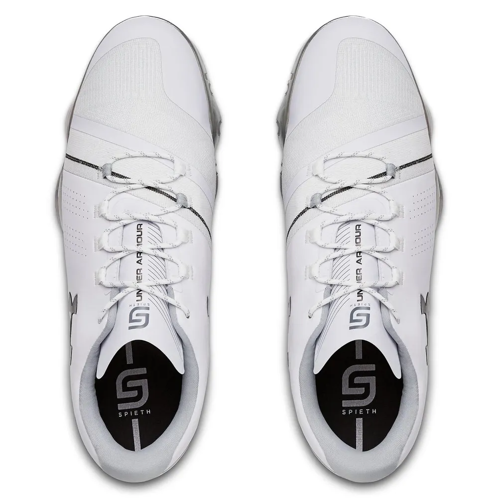 Men's Spieth 3 Spiked Golf Shoe - WHITE