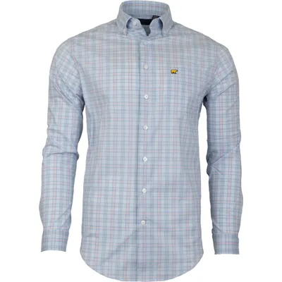 Men's Medium 4 Colour Plaid Woven Long Sleeve Shirt