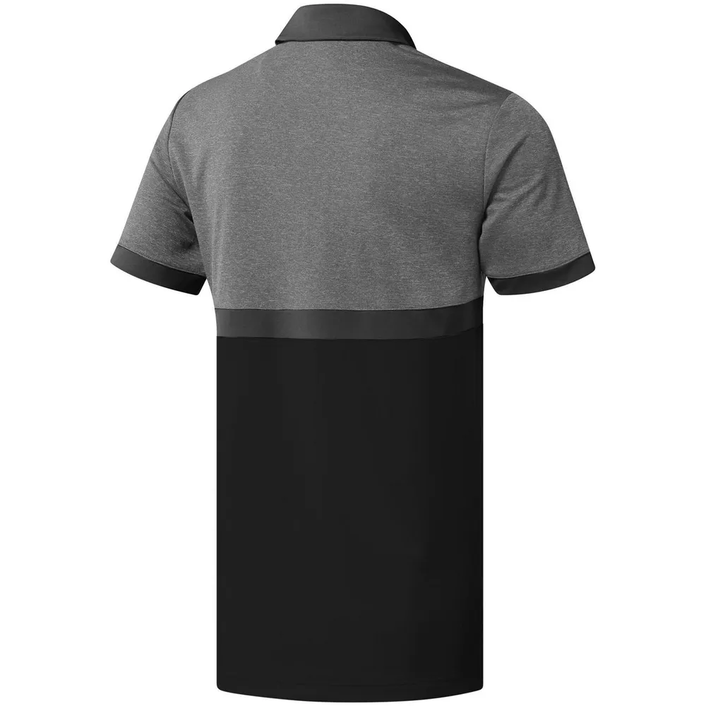 Men's Heather Colourblocked Short Sleeve Shirt