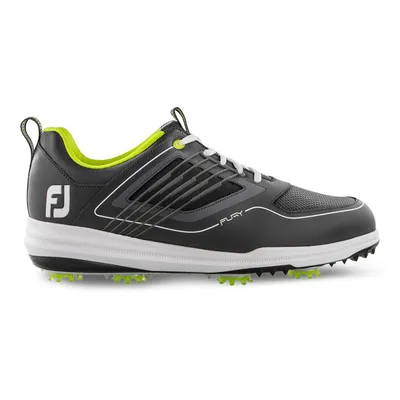 Men's Fury Spiked Golf Shoe - GREY/WHITE/GREEN