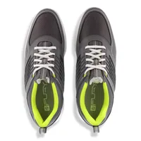 Men's Fury Spiked Golf Shoe - GREY/WHITE/GREEN