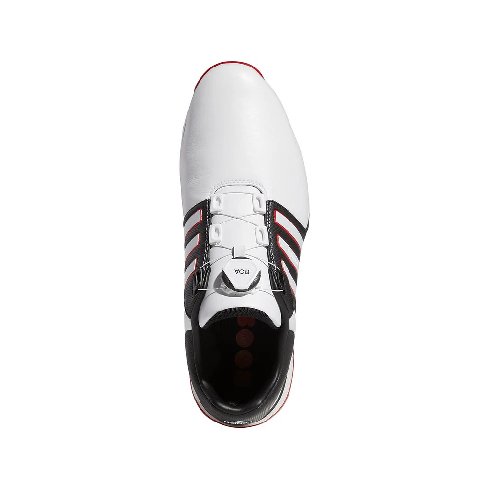 Men's Tour360 XT Boa Spikeless Golf Shoe WHITE/BLACK/RED