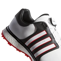 Men's Tour360 XT Boa Spikeless Golf Shoe WHITE/BLACK/RED