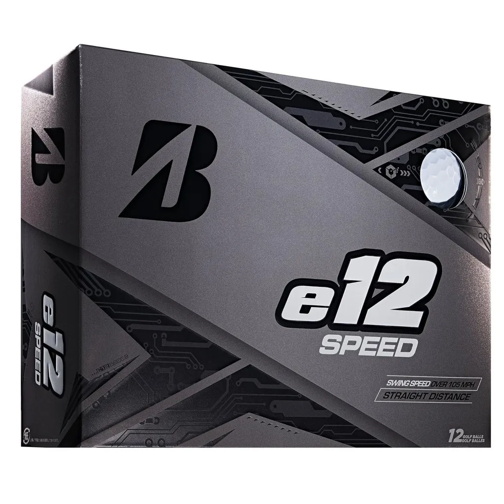 e12 Speed Golf Balls - White