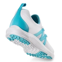 Women's FJ Leisure Slip On Spikeless Shoe - WHITE/LIGHT BLUE