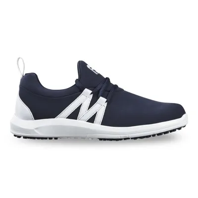 Women's FJ Leisure Slip On Spikeless Shoe - NAVY/WHITE