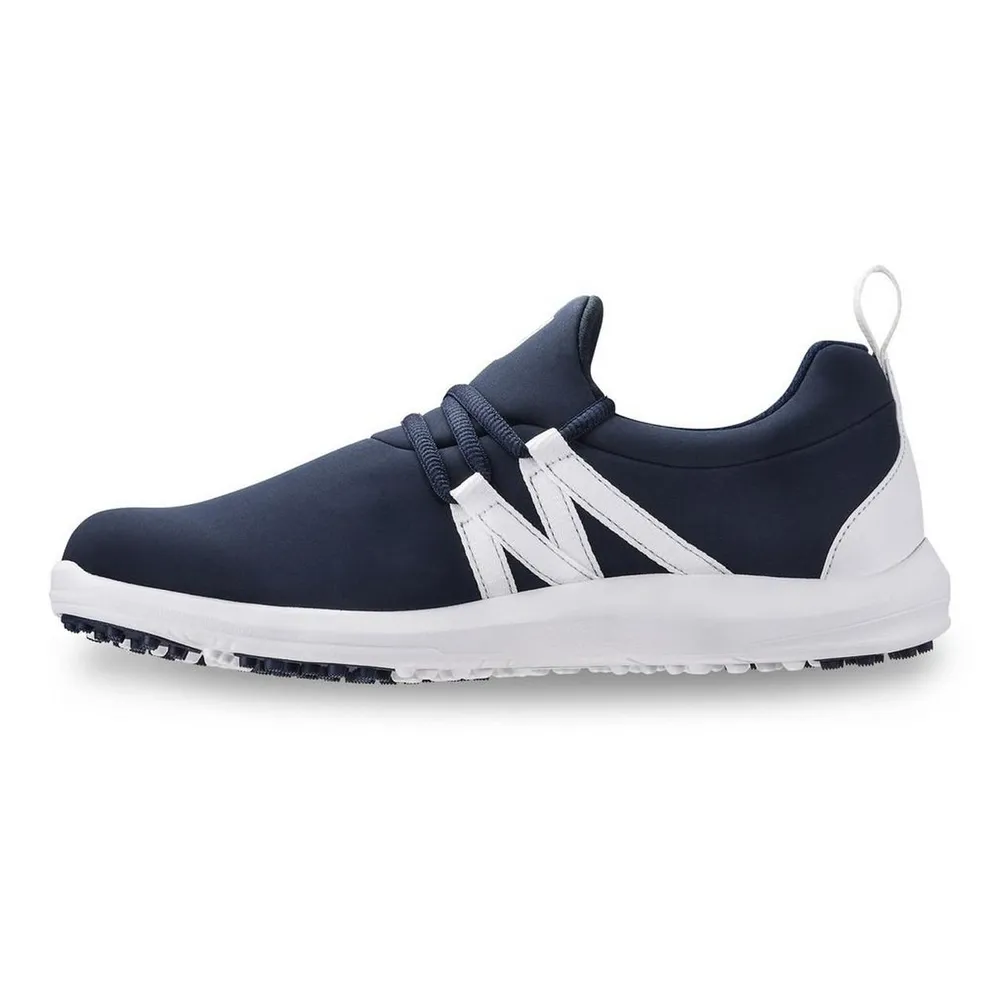 Women's FJ Leisure Slip On Spikeless Shoe - NAVY/WHITE