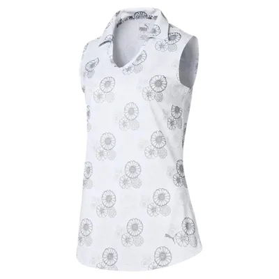 Women's Blossom Sleeveless Polo