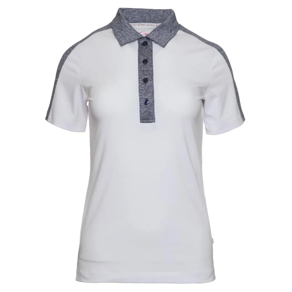 Women's Kate Contrast Collar Short Sleeve Polo