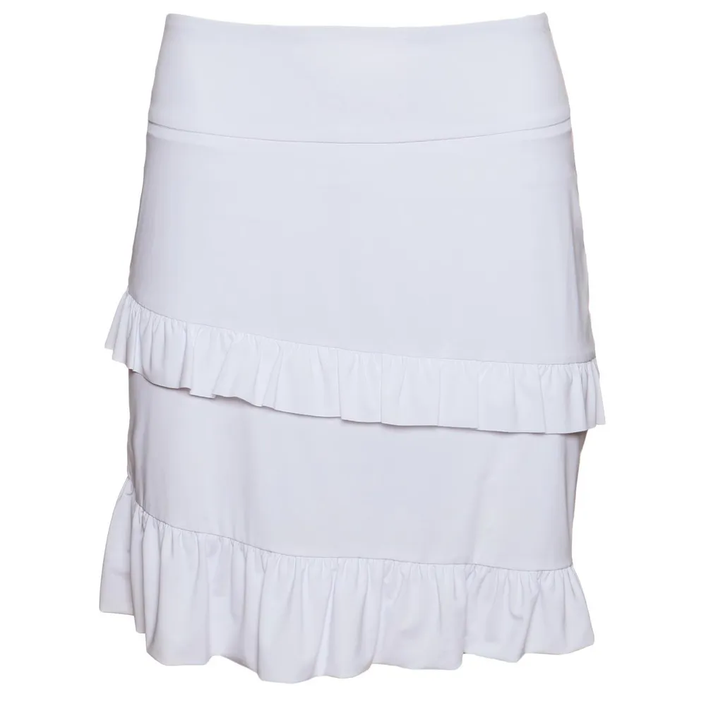 Women's Selena 18 Inch Pull On Ruffle Skort