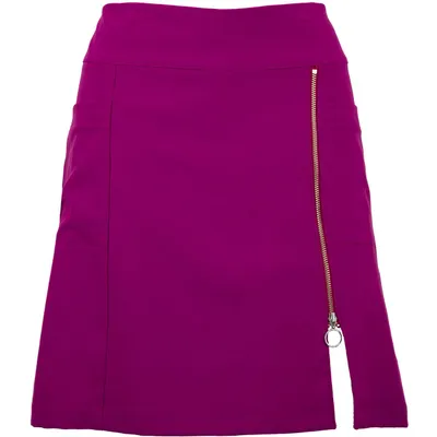 Women's Asymmetrical Zip Skort