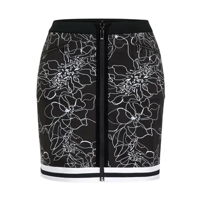 Women's Arielle Reversible Floral Print Centre Zip Skort