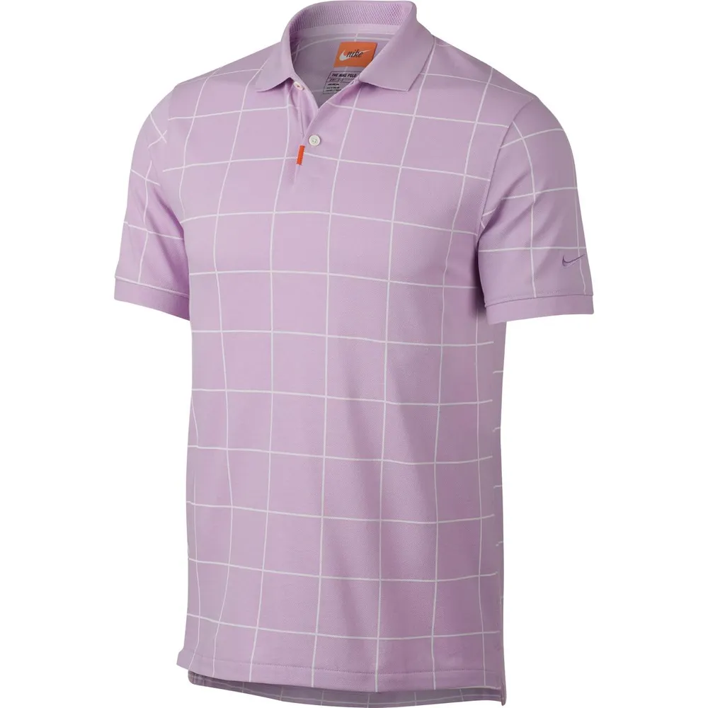 Men's Golf Grid Short Sleeve Shirt