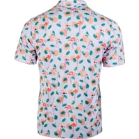 Men's Flamingo Sunrise Short Sleeve Polo