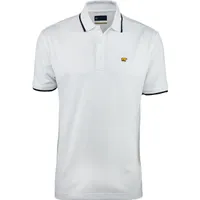 Men's Rib & Cuff Tipping Solid Short Sleeve Polo