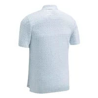 Men's Mini Ombre Box Print Short Sleeve Shirt