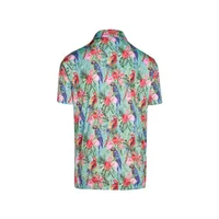 Men's Fiesty Flockers Short Sleeve Polo