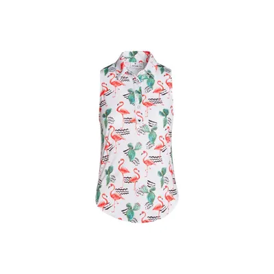 Women's Flamingo Desert Sleeveless Polo