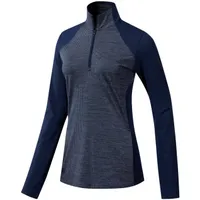 Women's Quarter Zip Long Sleeve Sweater