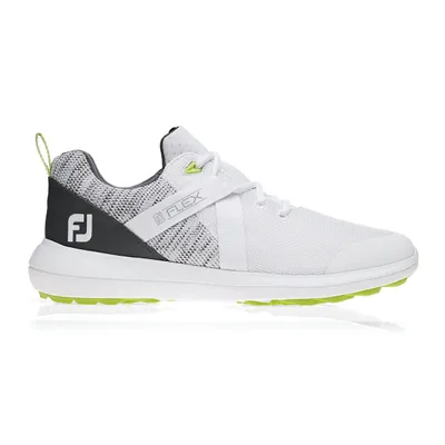 Men's Flex Spikeless Golf Shoe - White/Grey