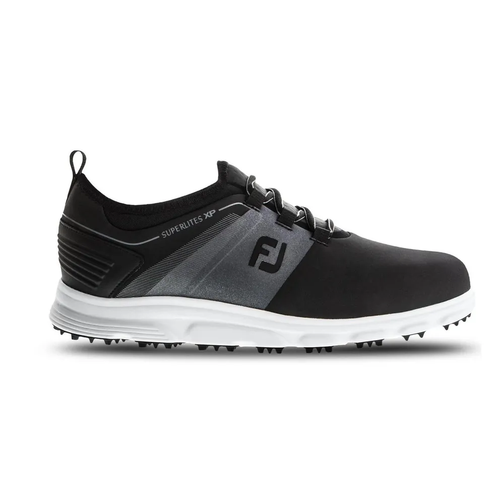 Men's Superlites Slip On Spikeless Golf Shoe - Black/Grey