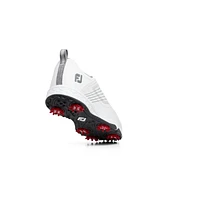 Junior Fury Spiked Golf Shoe - White/Black