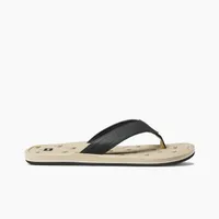 Men's Manchado Day Print Flip-Flop Sandal - Khaki/Black