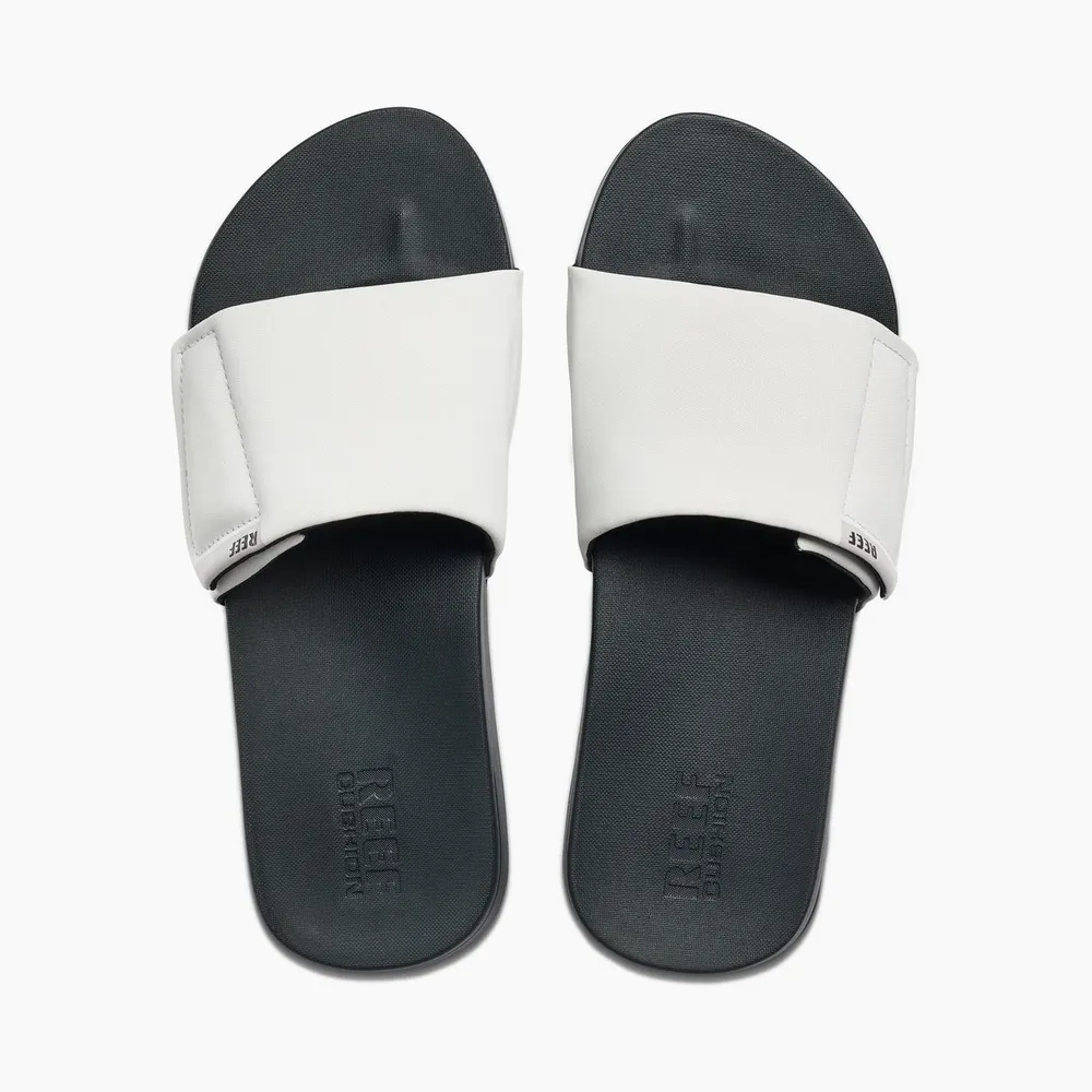 Men's Cushion Bounce Slide Sandal - White/Grey