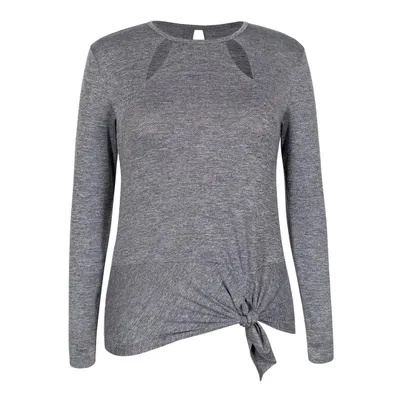 Women's Julieta Front Knot Athletic Long Sleeve Top